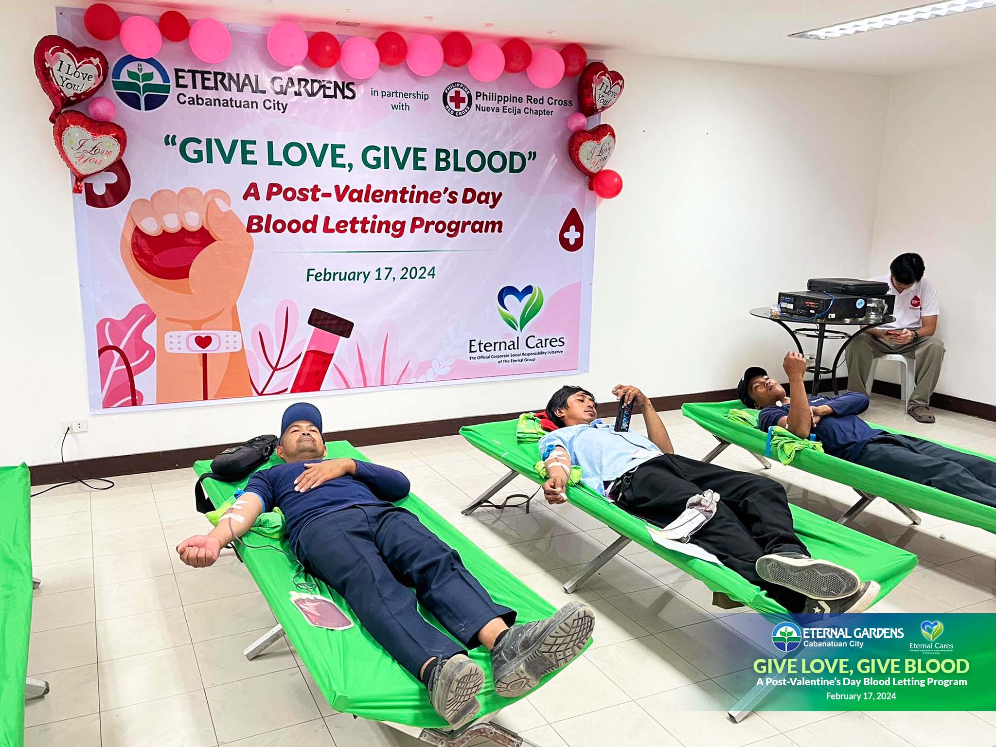 Eternal Gardens Cabanatuan holds bloodletting drive