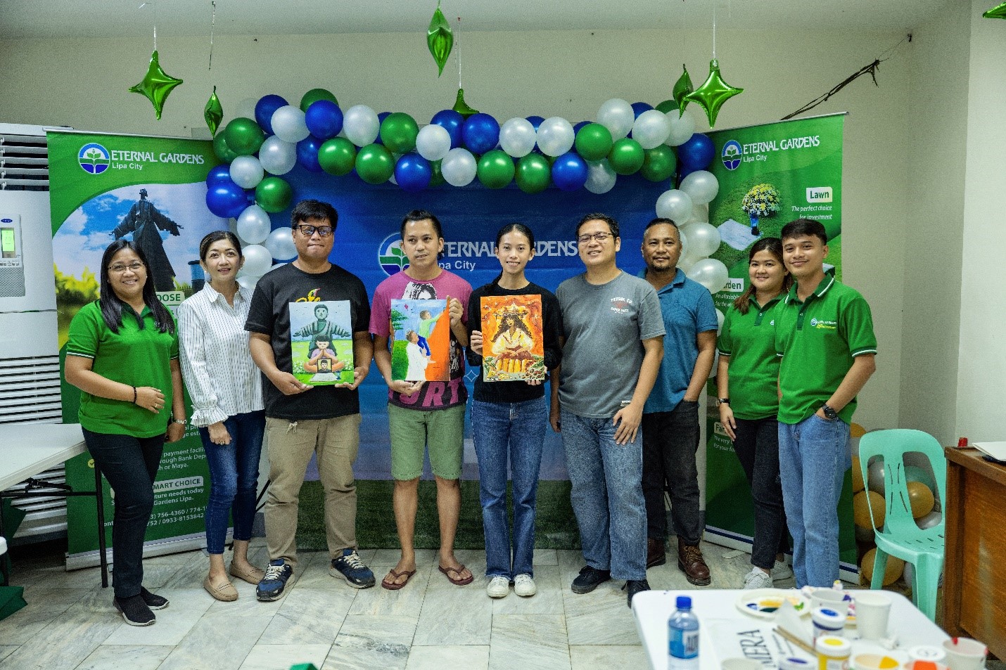 Eternal Gardens Lipa hosts first-ever Acrylic Painting Contest, “Balik-Tanaw”