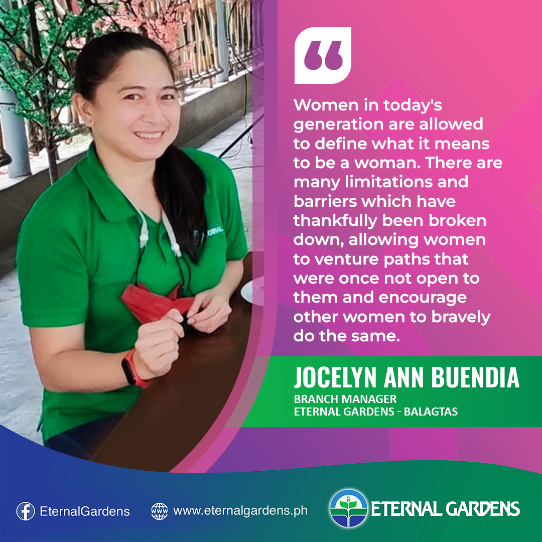 On the Spotlight: An Empowered Women, Ms. Jocelyn Ann Buendia