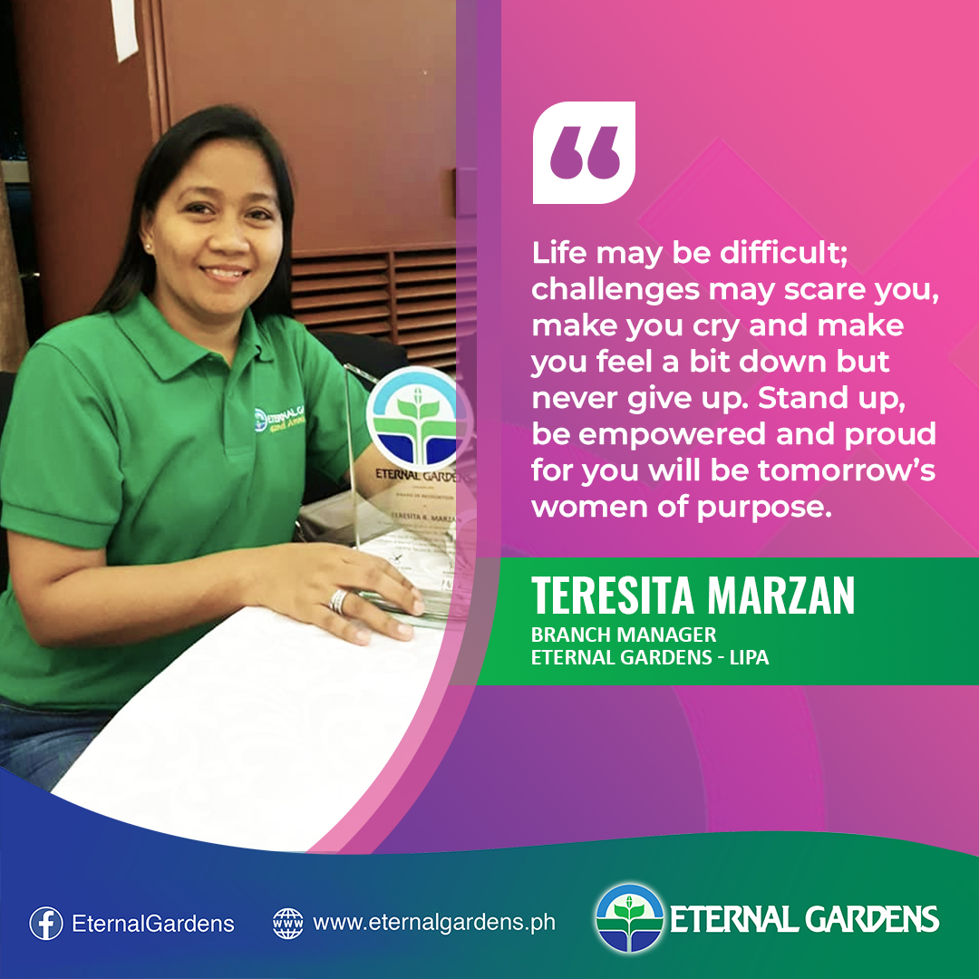 In the Spotlight: An Empowered Women, Ms. Teresita Marzan