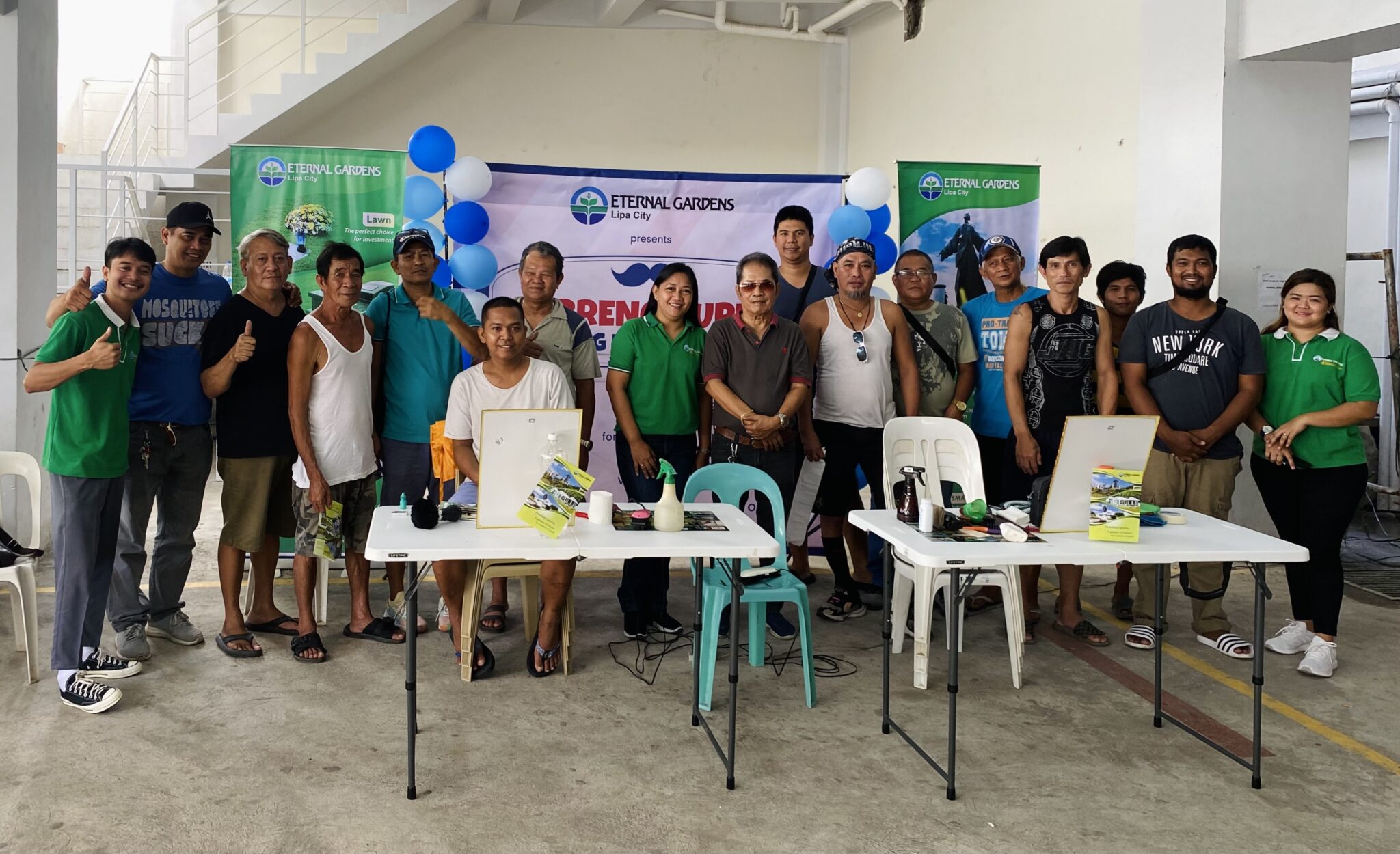 Eternal Gardens Lipa honors fathers with free haircuts on Father's Day